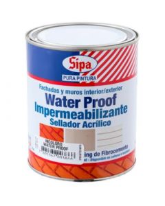 WATER PROOF ACR. INCOLORO 1/4 GL.